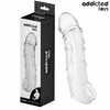 Addicted extensor para el pene transparente 27 cm