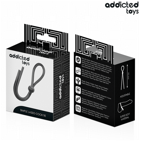 Addicted cuerda silicona para el pene de lazo simple