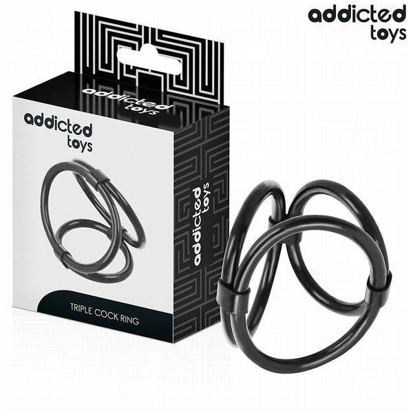 Addicted anillo triple para el pene
