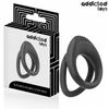 Addicted anillo texturizado doble para el pene