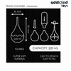 Addicted limpiador anal de viaje talla l 220 ml