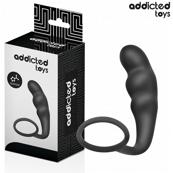 Addicted plug anal con anillo silicona modelo 4