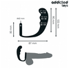 Addicted plug anal con anillo silicona modelo 4