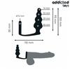 Addicted plug anal con anillo silicona modelo 5