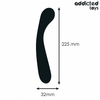 Addicted masajeador anal doble silicona 22 5 cm