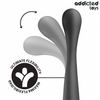 Addicted masajeador anal doble silicona 22 5 cm