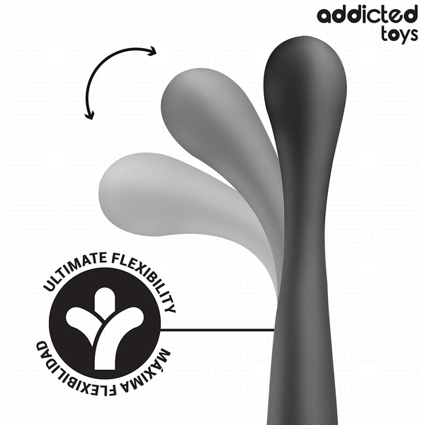 Addicted masajeador anal doble silicona 22 5 cm