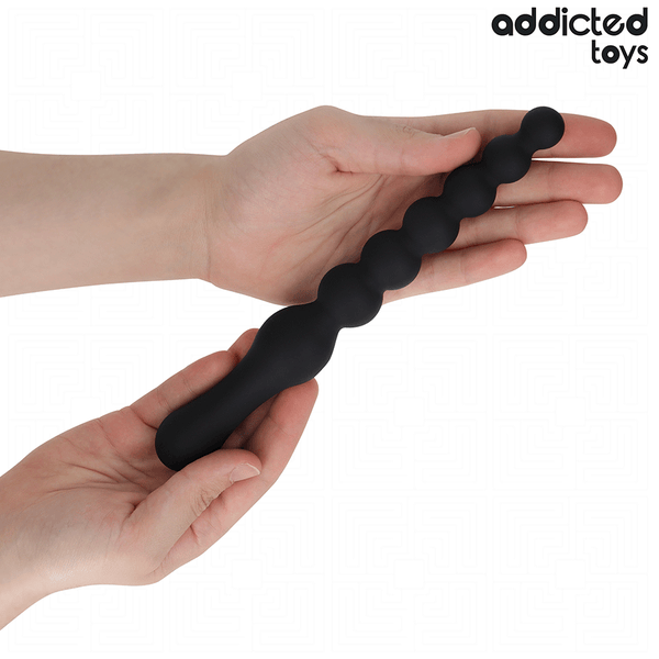 Addicted masajeador anal doble silicona 24 cm