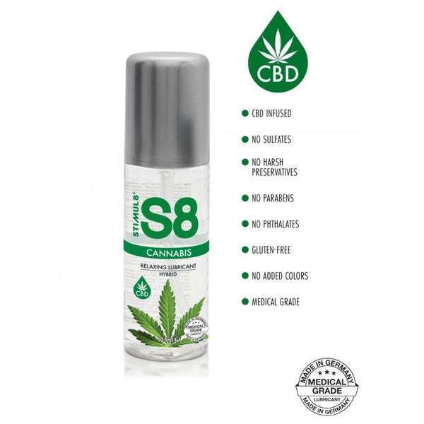 Stimul8 s8 lubricante híbrido cannabis 125 ml