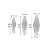 Toyjoy anal play rimmer de dedo 3 piezas transparente