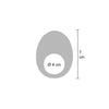 Luz eclipse anillo vibrador para pene