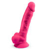 Silexd pene realístico modelo 18 rosa vibración con control remoto lrs