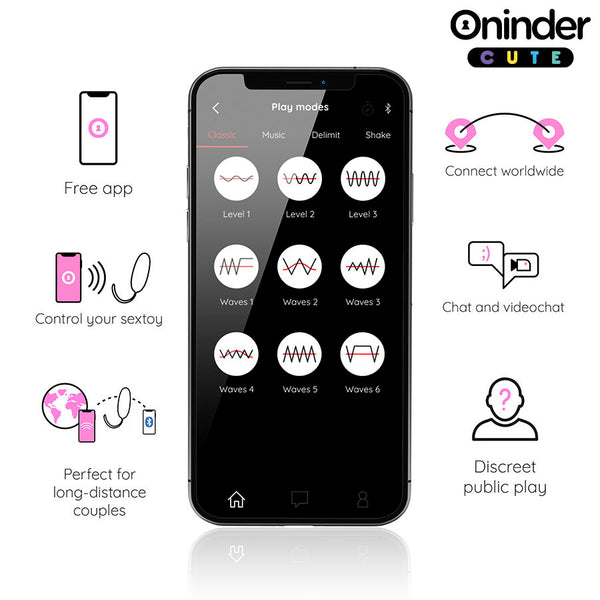 Oninder love pleasure huevo vibro rotador 360 silicona app mundial gratuita