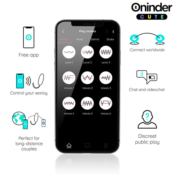 Oninder love pleasure huevo vibro gemas rotadoras silicona app mundial gratuita