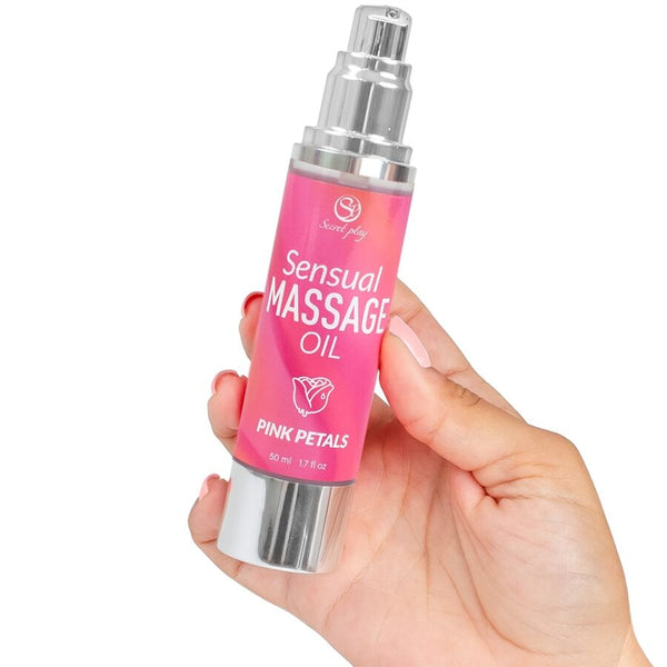 Secretplay aceite de masaje pétalos de rosa