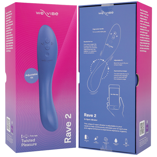Rave 2 vibrador Punto G azul