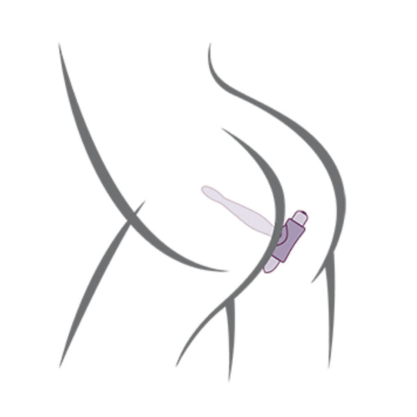 Petite sensations teazer plug anal vibrador morado