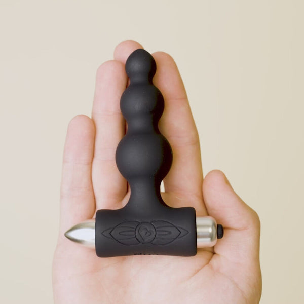 Petite sensations bubbles plug anal vibrador negro