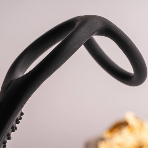 Ro zen rro plug anal con anillo vibrador para el pene negro