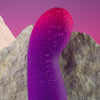 Vibrador discreto Glow Girl para Punto G morado