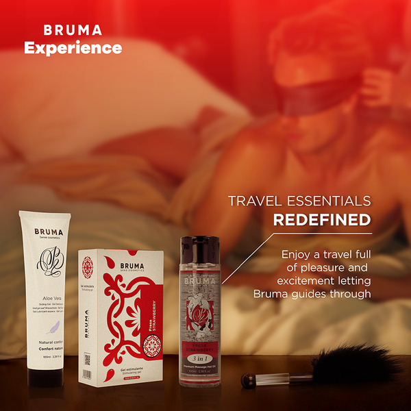Bruma kit tentación dulce fresa con potenciador de orgasmos