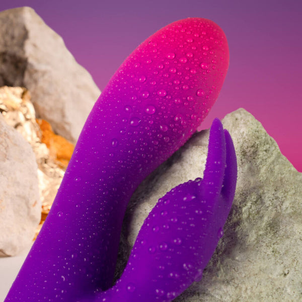 Glo girl vibrador rabbit morado