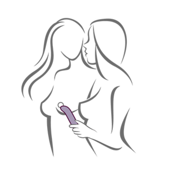 Vibrador Chaiamo G para Punto G morado