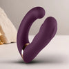 Gemini vibrador dual Punto G y estimulador clítoris morado