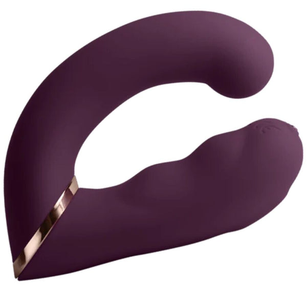 Gemini vibrador dual Punto G y estimulador clítoris morado