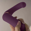 Gemini vibrador dual Punto G y estimulador clítoris morado
