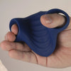 Palm masturbador vibrador flexible azul