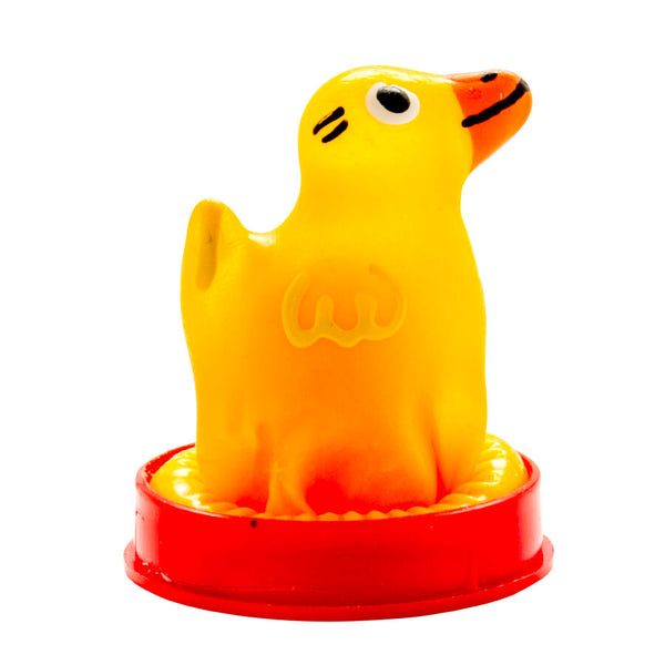 Condomerie preservativo decorativo pintado a mano pato