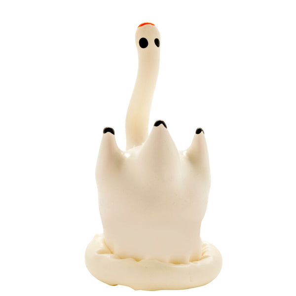 Condomerie preservativo decorativo pintado a mano cisne