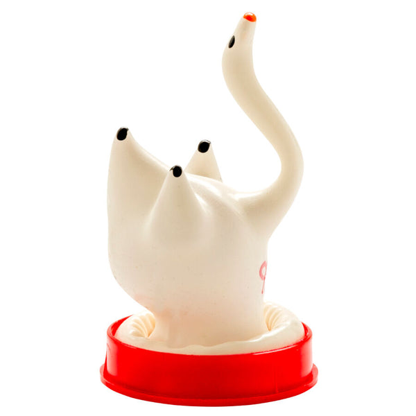 Condomerie preservativo decorativo pintado a mano cisne