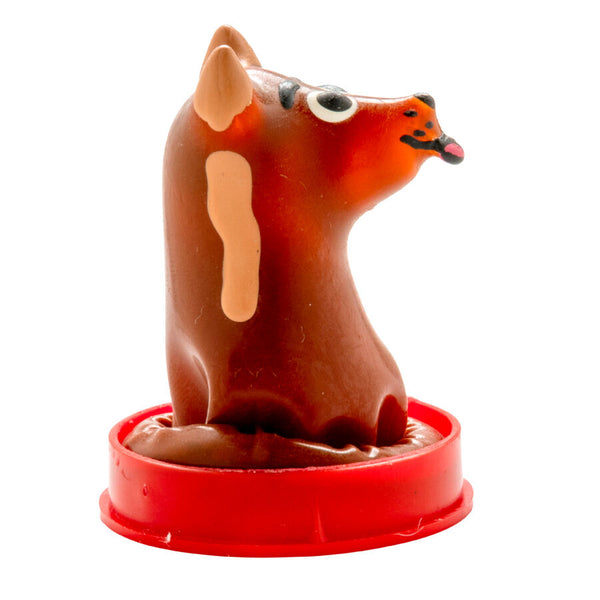 Condomerie preservativo decorativo pintado a mano perro