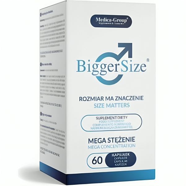 Medica biggersize complemento alimenticio natural para potenciar la vitalidad y la energía masculina