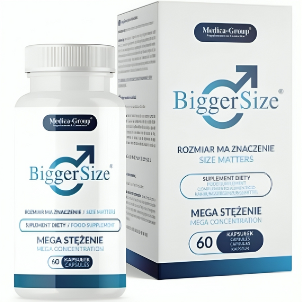 Medica biggersize complemento alimenticio natural para potenciar la vitalidad y la energía masculina