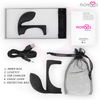 Brandon potente anillo vibrador con funda de engrosamiento masculino