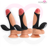 Brandon potente anillo vibrador con funda de engrosamiento masculino