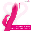 Moressa molly impulsor movimiento arriba y abajo y potente vibración premium silicone recargable