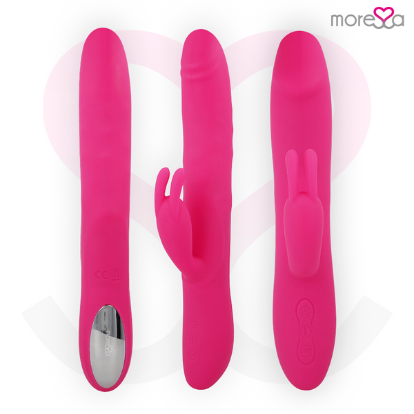 Moressa molly impulsor movimiento arriba y abajo y potente vibración premium silicone recargable
