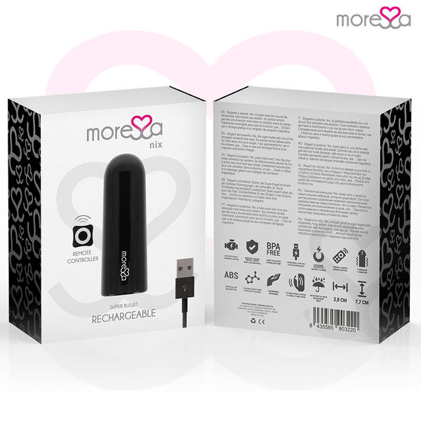 Nix potente vibrador multi juegos control remoto negro
