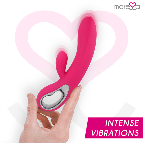 Moressa troy masajeador Punto G y clítoris premium silicone recargable