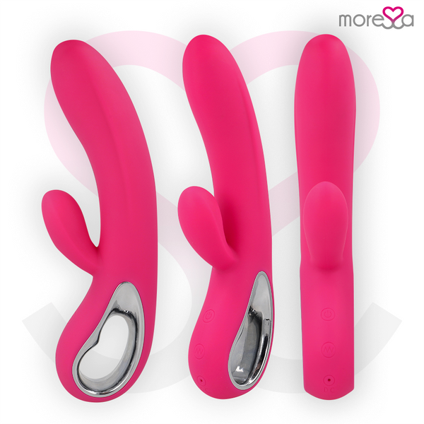 Moressa troy masajeador Punto G y clítoris premium silicone recargable
