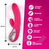 Moressa troy masajeador Punto G y clítoris premium silicone recargable