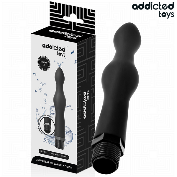 Addicted limpiador anal con adaptador universal modelo 3
