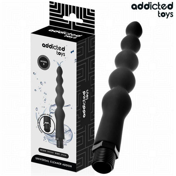 Addicted limpiador anal con adaptador universal modelo 5