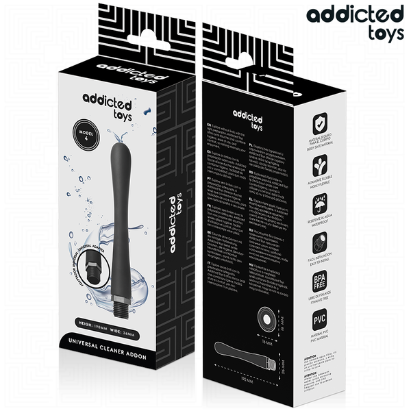 Addicted limpiador anal con adaptador universal modelo 4