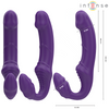 Jill vibrador doble 20 cm violeta control remoto