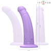 Eddie vibrador 17 5 cm 10 vibraciones morado control remoto